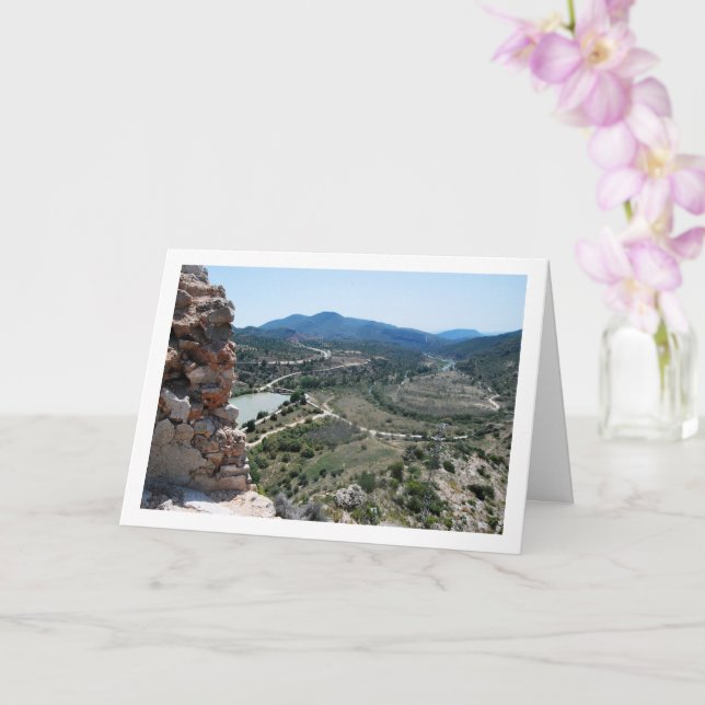 Old Domeño, Valencia, Spain Card (Orchid)