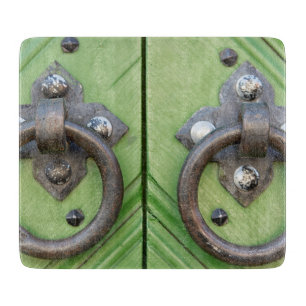Old door cutting board