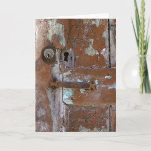 Old Door Detail Card