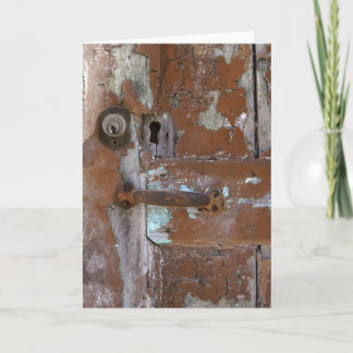Old Door Detail Card