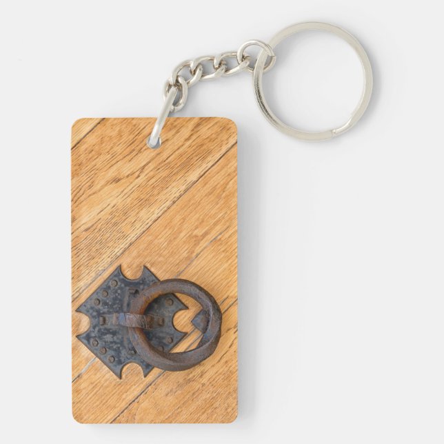 Old door knocker key ring (Back)