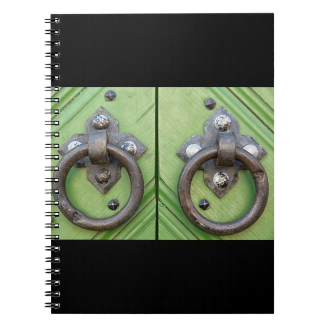 Old door spiral notebook (Front)