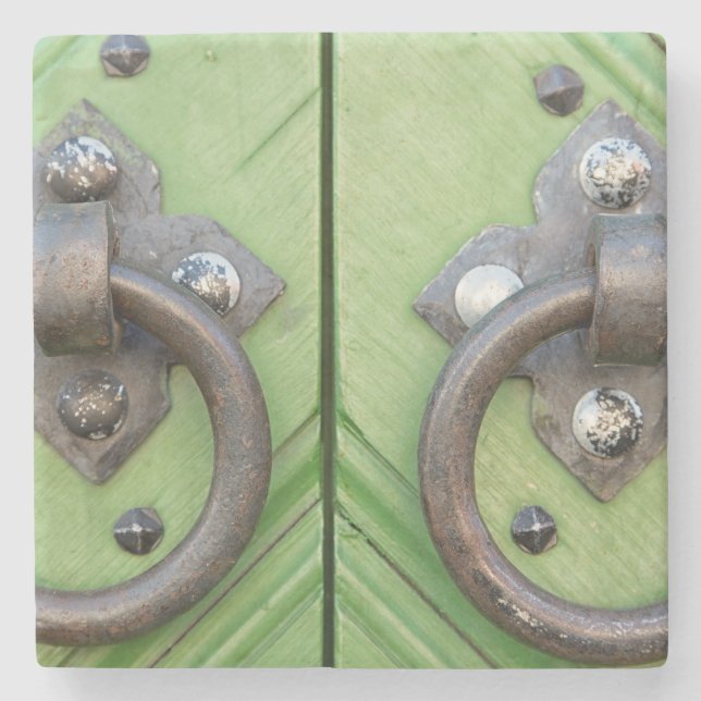 Old door stone coaster (Front)