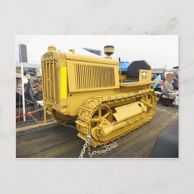 Old Dozer Postcard (Front)