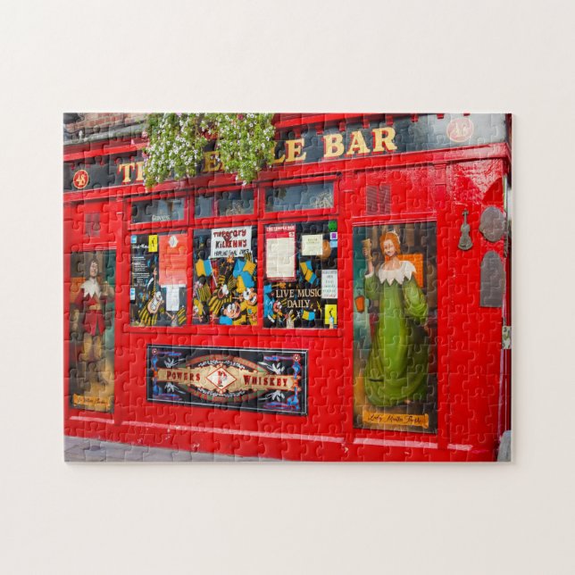 Old Dublin Pubs. Ireland Jigsaw Puzzle (Horizontal)
