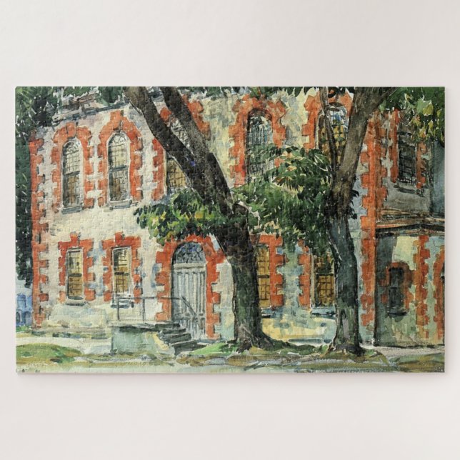 Old Dutch Building in Fishkill, New York Jigsaw Puzzle (Horizontal)
