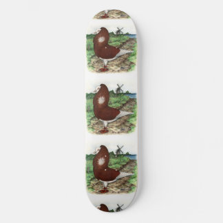 Old Dutch Capuchine Pigeon Skateboard