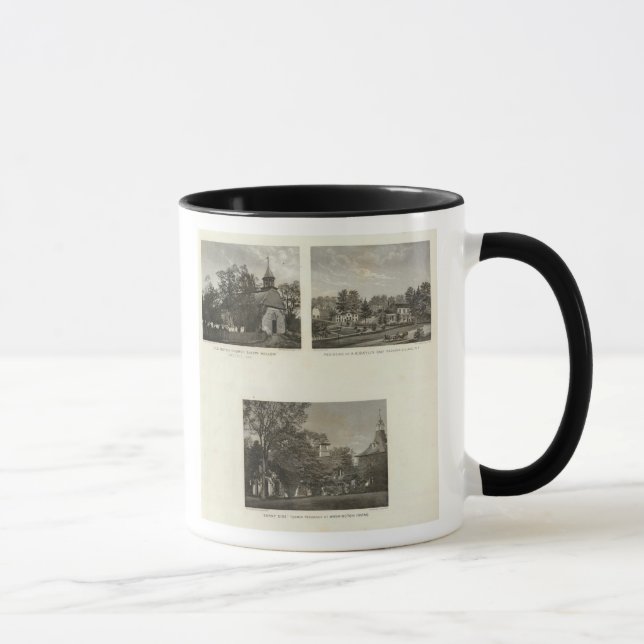 Old Dutch Church, residences Mug (Right)