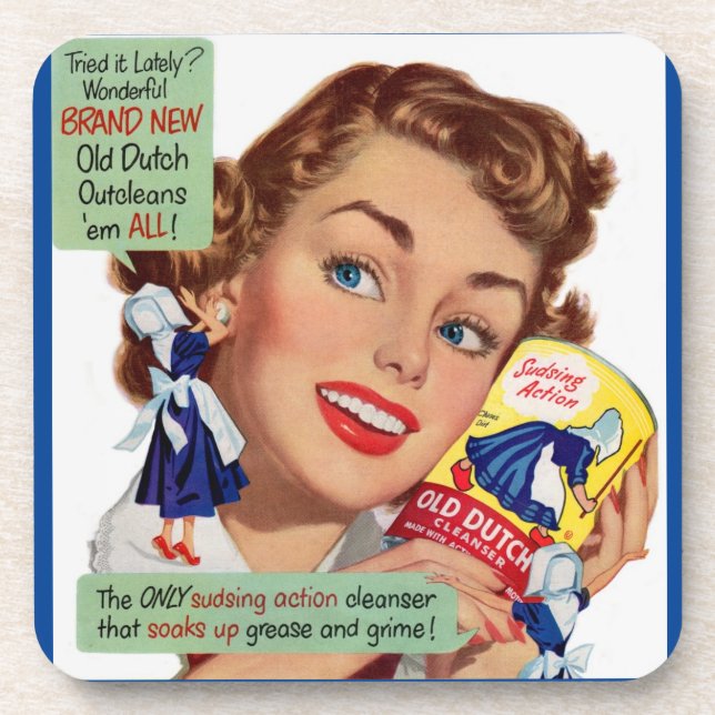 Old Dutch Cleanser lady Coaster (Front)