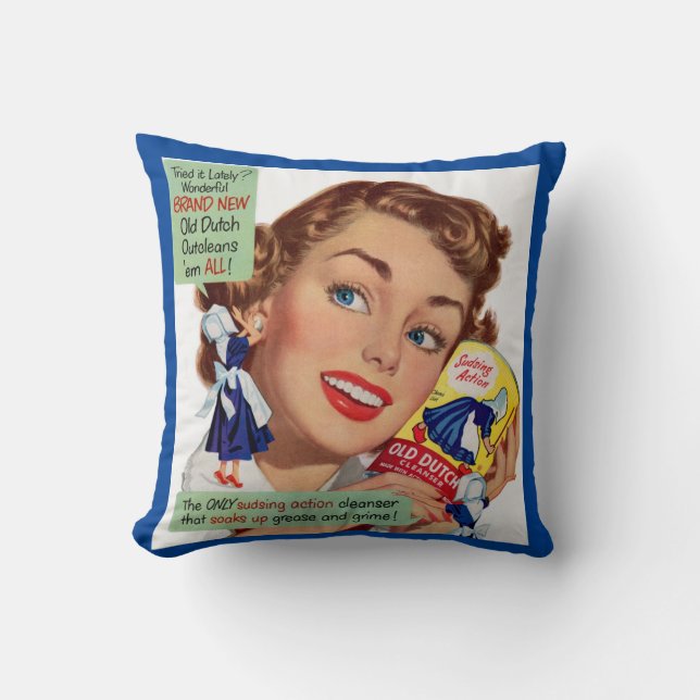 Old Dutch Cleanser lady Cushion (Front)