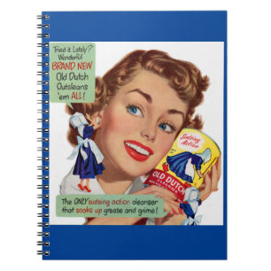 Old Dutch Cleanser lady Notebook