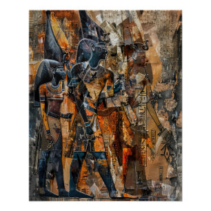 Old Egypt Pharaoh Army Poster