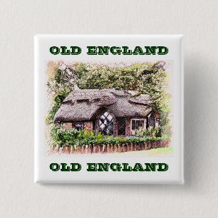 OLD ENGLAND 15 CM SQUARE BADGE