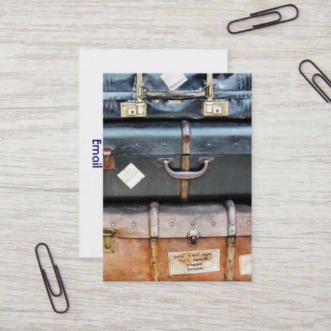 OLD ENGLAND BUSINESS CARD (Front/Back In Situ)