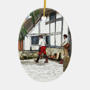 OLD ENGLAND CERAMIC TREE DECORATION