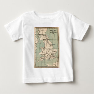 Old England Map Baby T-Shirt