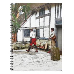 OLD ENGLAND SPIRAL NOTEBOOK