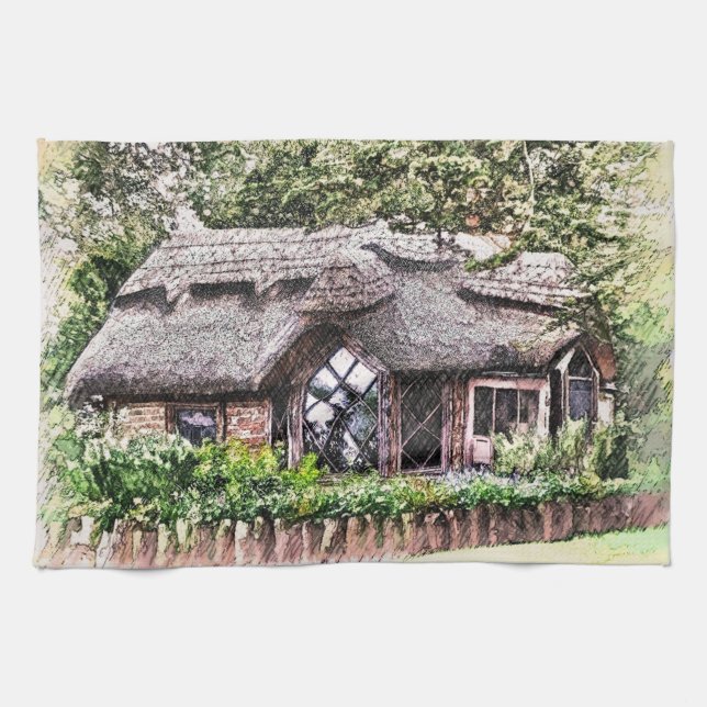 OLD ENGLAND TEA TOWEL (Horizontal)