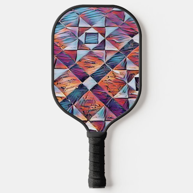 OLD ENGLAND TILED FLOOR PICKLEBALL PADDLE (Front)