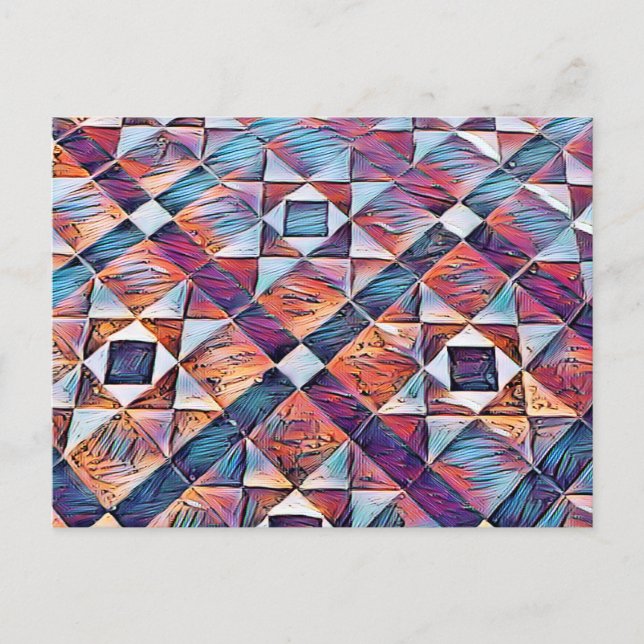 OLD ENGLAND TILED FLOOR POSTCARD (Front)