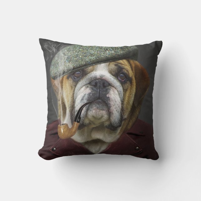 Old English Bulldog Cushion (Front)