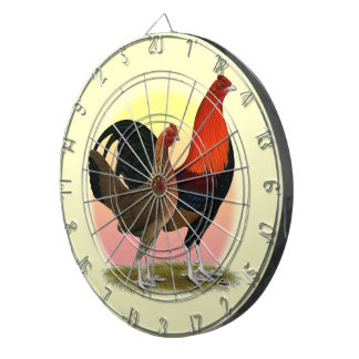 Old English Game Bantam: BB Red Dartboard