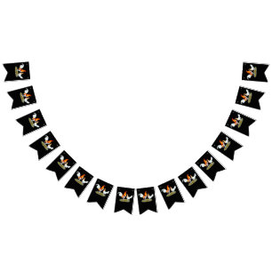 Old English Game Bantam:  Red Pyle Bunting
