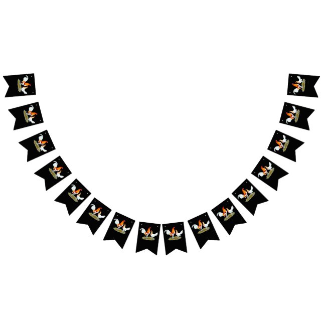 Old English Game Bantam:  Red Pyle Bunting (All)