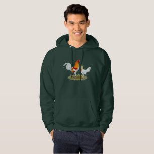 Old English Game Bantam: Red Pyle Hoodie