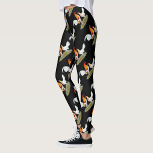 Old English Game Bantam: Red Pyle Leggings