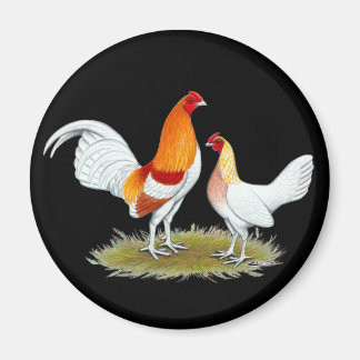Old English Game Bantam: Red Pyle Magnet