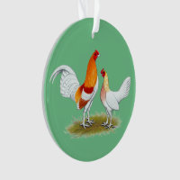 Old English Game Bantam:  Red Pyle