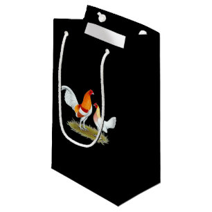 Old English Game Bantam:  Red Pyle Small Gift Bag