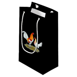 Old English Game Bantam: Red Pyle Small Gift Bag