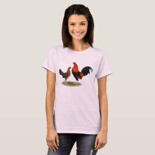 Old English Game Bantams:  BB Red Pair T-Shirt