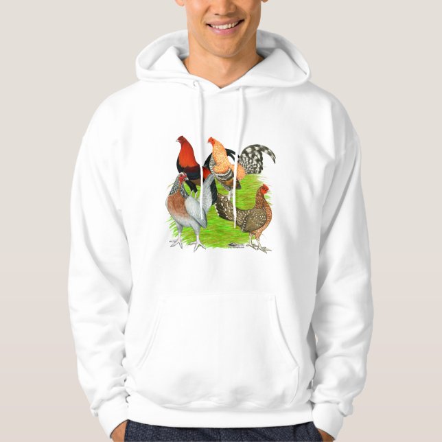 Old English Game Quartet Hoodie (Front)