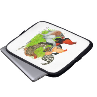 Old English Game Quartet Laptop Sleeve