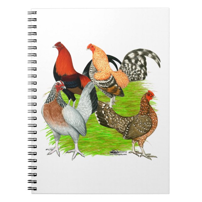 Old English Game Quartet Notebook (Front)