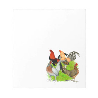 Old English Game Quartet Notepad