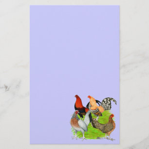 Old English Game Quartet Stationery
