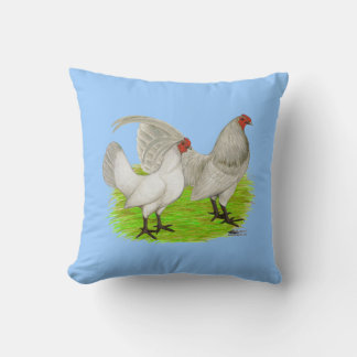 Old English Game Self Blue Cushion
