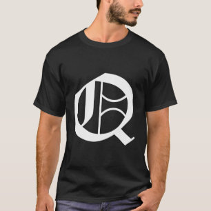 Old English Letter Q T-Shirt