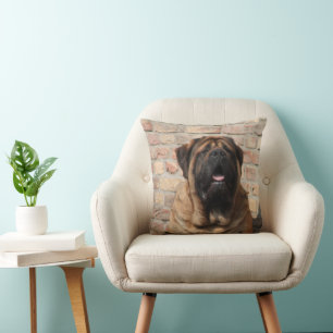 old english Mastiff  Cushion