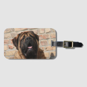 old English Mastiff Luggage Tag