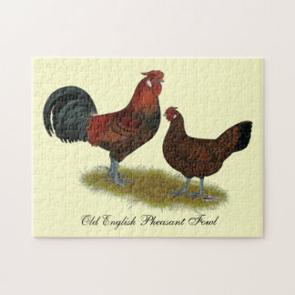 Old English Pheasant Fowl Jigsaw Puzzle