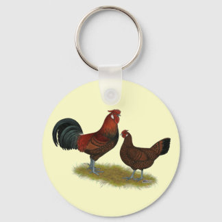 Old English Pheasant Fowl Key Ring