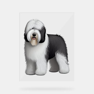 Old English Sheepdog  10 Acrylic Sign