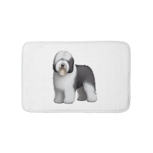Old English Sheepdog 10 Bath Mat