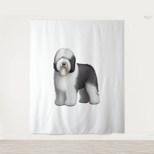 Old English Sheepdog  10 Tapestry (Front)