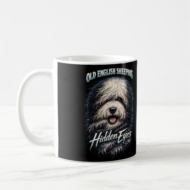 Old English Sheepdog Coffee Mug (Left)